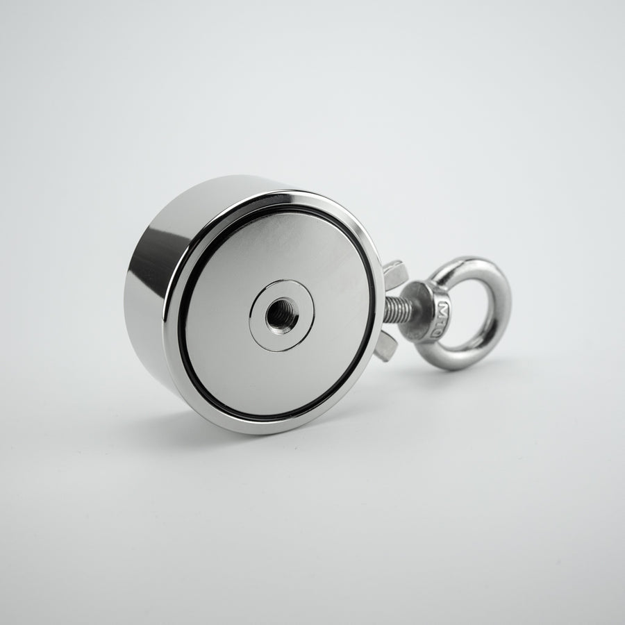 75mm Dubbelsidig Neodymmagnet med 2x250kg lyftkraft