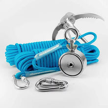Large Starter Pack Magnet Fishing - Double-sided magnet 2x250 kg pull force