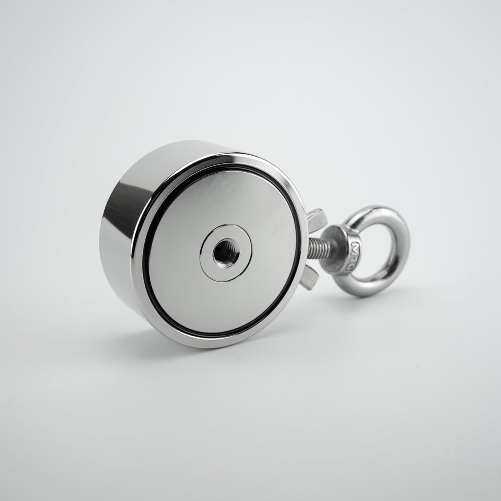 75mm Dubbelsidig Neodymmagnet med 2x250kg lyftkraft