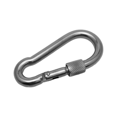 Carabiner with safety lock